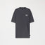 CARLIER T-SHIRT OVERSIZED MEN BLACK OYSTER