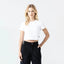 ESMME CROP TOP WOMEN WHITE
