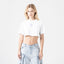 OLWYN CROP TOP WOMEN LUCENT WHITE