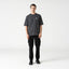 CARLIER T-SHIRT OVERSIZED MEN BLACK OYSTER