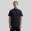 ASTON SHIRT SPORT SHORT SLEEVE BLACK | Monastery Couture