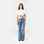 NASHI CROP TOP WOMEN WHITE