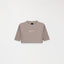 AMAL CROP TOP WOMEN TAUPE GRAY