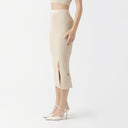 ANISTON KNITTED CROP TOP WOMEN GOLD