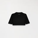 APHRA CROP TOP WOMEN BLACK METEORITE