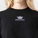 APHRA CROP TOP WOMEN BLACK METEORITE