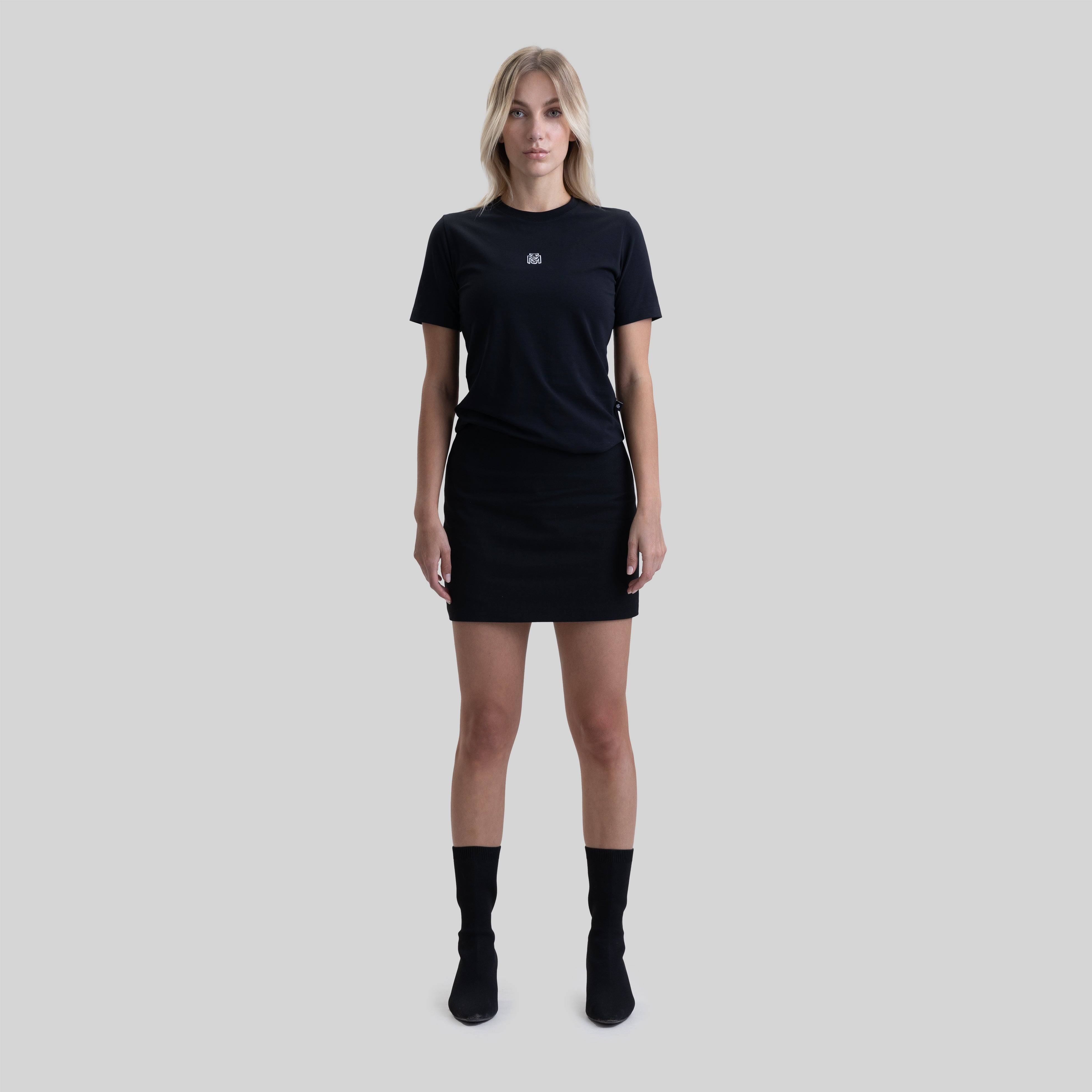 ASCARY T-SHIRT WOMEN BLACK | Monastery Couture