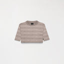 ASH CROP TOP WOMEN TAUPE GRAY