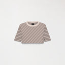 BRITANIA CROP TOP WOMEN TAUPE GRAY