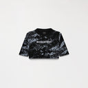 BRYNN CROP TOP WOMEN BLACK METEORITE