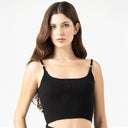 CIARA KNITTED TOP WOMEN BLACK