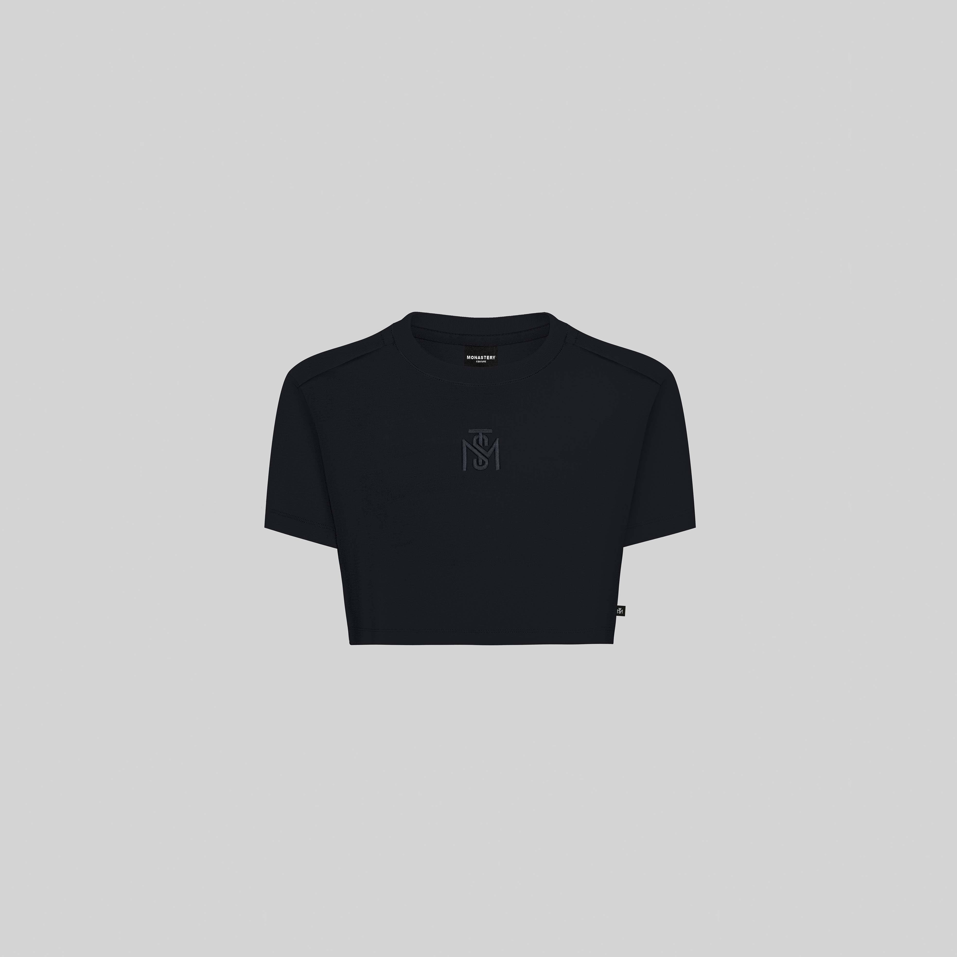 BENZ CROP TOP BLACK | Monastery Couture