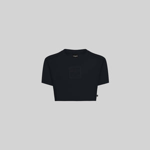 SKODA CROP TOP BLACK | Monastery Couture