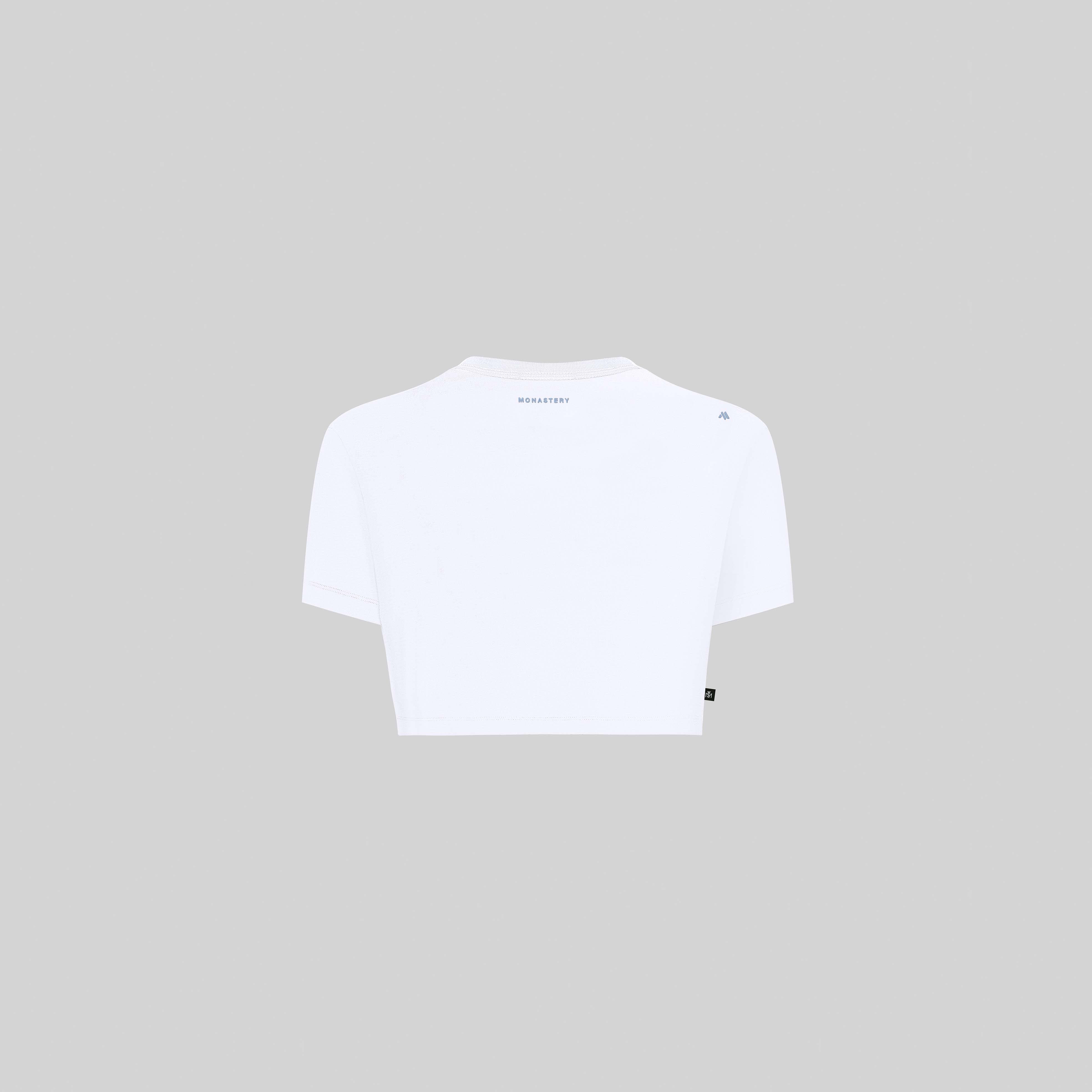 VETTEL CROP TOP WHITE | Monastery Couture