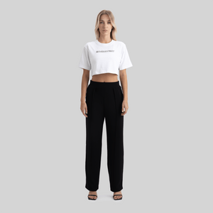 LYKAN CROP TOP WHITE | Monastery Couture