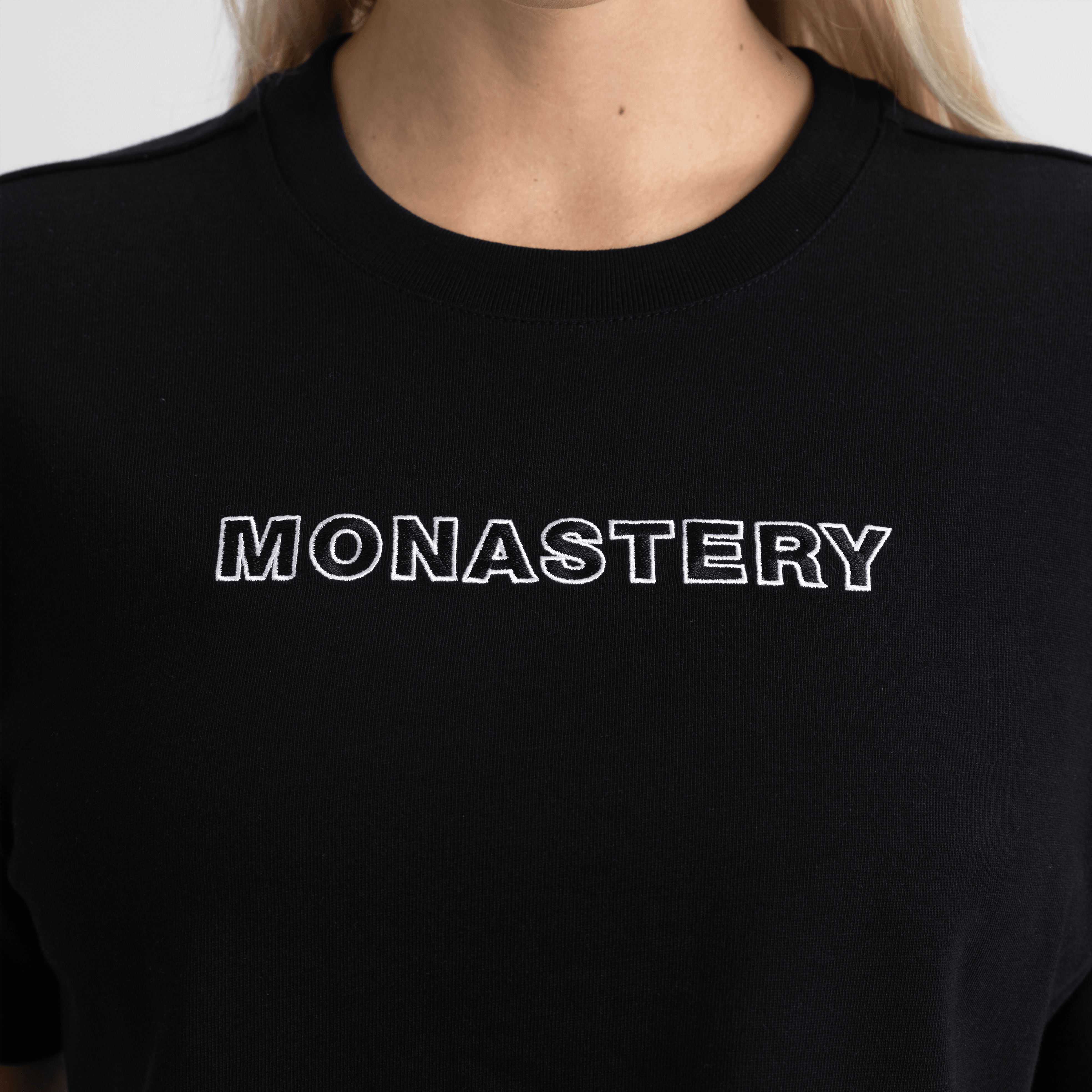 LYKAN CROP TOP BLACK | Monastery Couture