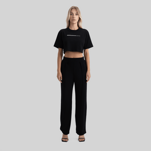 OPEL CROP TOP BLACK | Monastery Couture