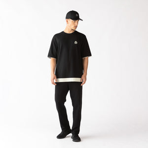 DAFFIELD T-SHIRT OVERSIZED MEN BLACK