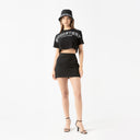 DUSTY CROP TOP WOMEN BLACK