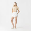 DUSTY CROP TOP WOMEN IRISH CREAM