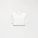 ESMME CROP TOP WOMEN WHITE