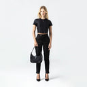 ESMME CROP TOP WOMEN BLACK