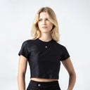 ESMME CROP TOP WOMEN BLACK