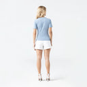 FRENCH T-SHIRT WOMEN FADED DENIM