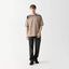 GIBBON T-SHIRT OVERSIZED MEN TAUPE GRAY