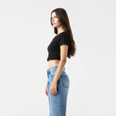 GODIVA CROP TOP WOMEN BLACK