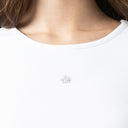 GODIVA CROP TOP WOMEN WHITE