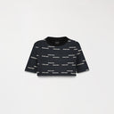 ISOLDEN CROP TOP WOMEN BLACK METEORITE