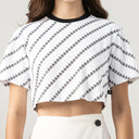 BRITANIA CROP TOP WOMEN WHITE