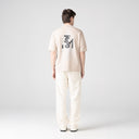 TEMPLUM T-SHIRT OVERSIZED MEN SIMPLY TAUPE