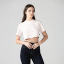 KUBLAI CROP TOP WOMEN PALE LILAC