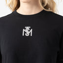 OLWYN CROP TOP WOMEN BLACK METEORITE