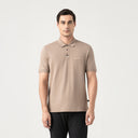 AKHAL POLO MEN TAUPE GRAY