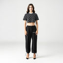 BRITANIA CROP TOP WOMEN BLACK