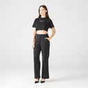 KUBLAI CROP TOP WOMEN BLACK