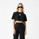 OLWYN CROP TOP WOMEN BLACK METEORITE