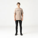 SMOKE T-SHIRT MEN TAUPE GRAY