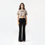 LEIRE CROP TOP WOMEN TAUPE GRAY