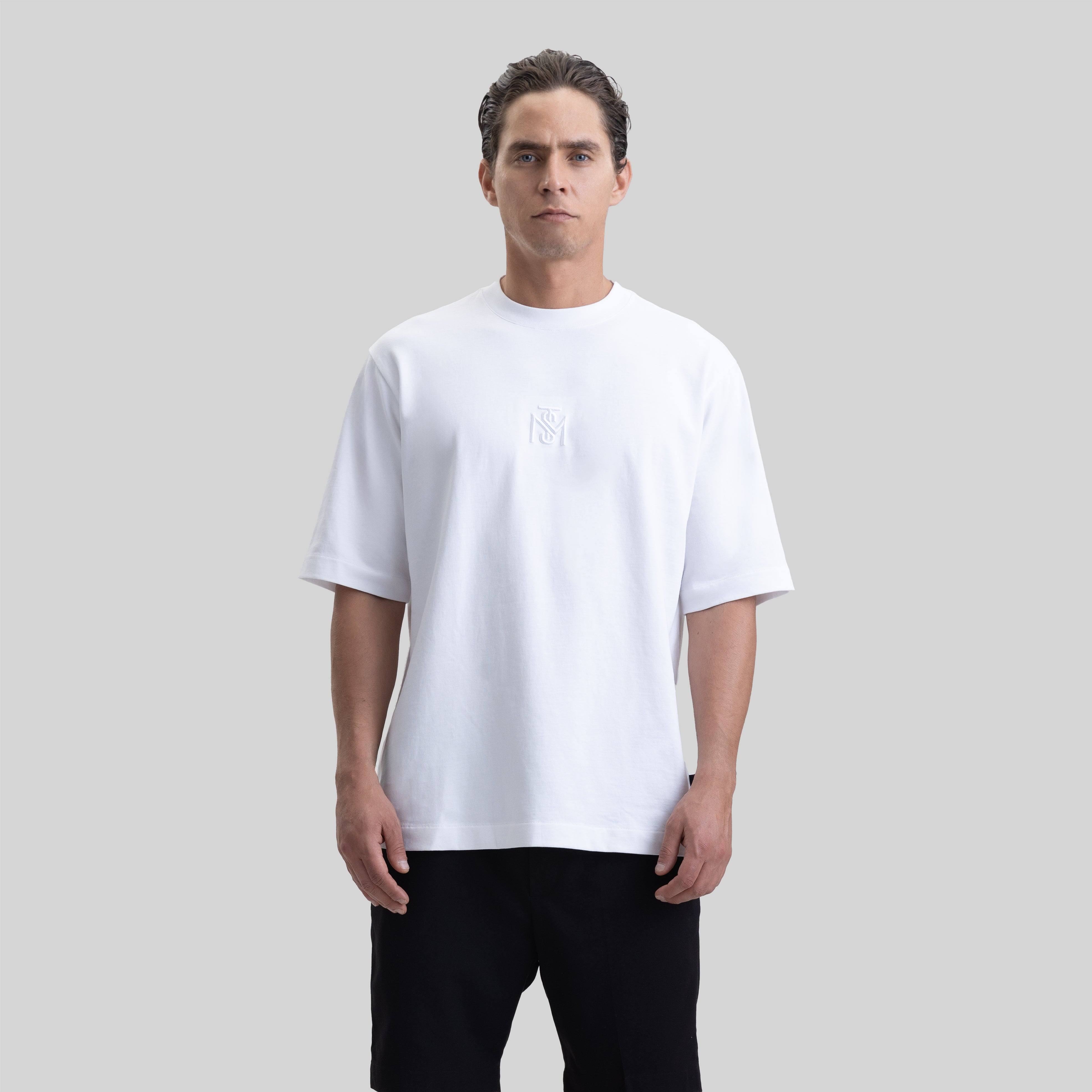 LISTER T-SHIRT OVERSIZE WHITE | Monastery Couture