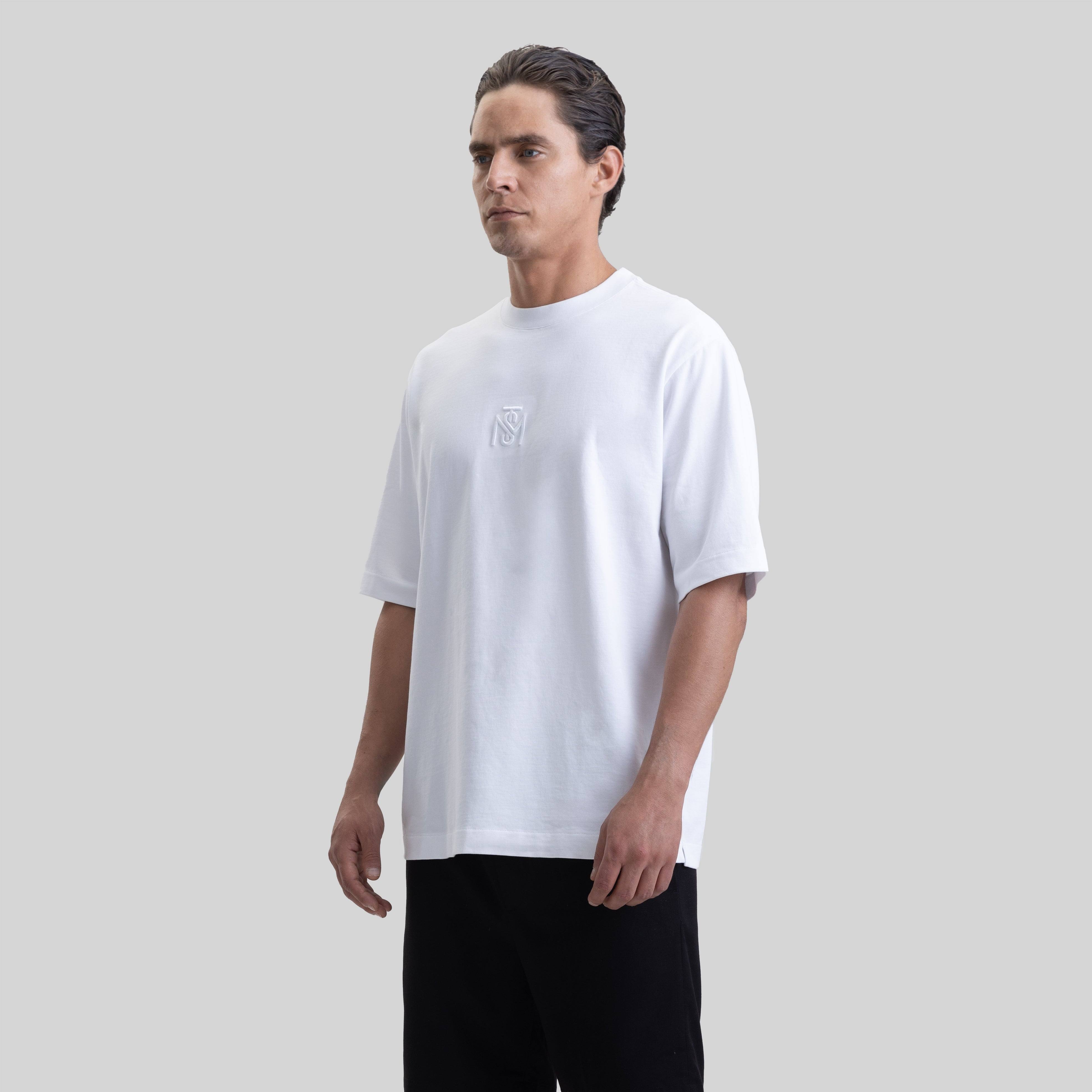 LISTER T-SHIRT OVERSIZE WHITE | Monastery Couture