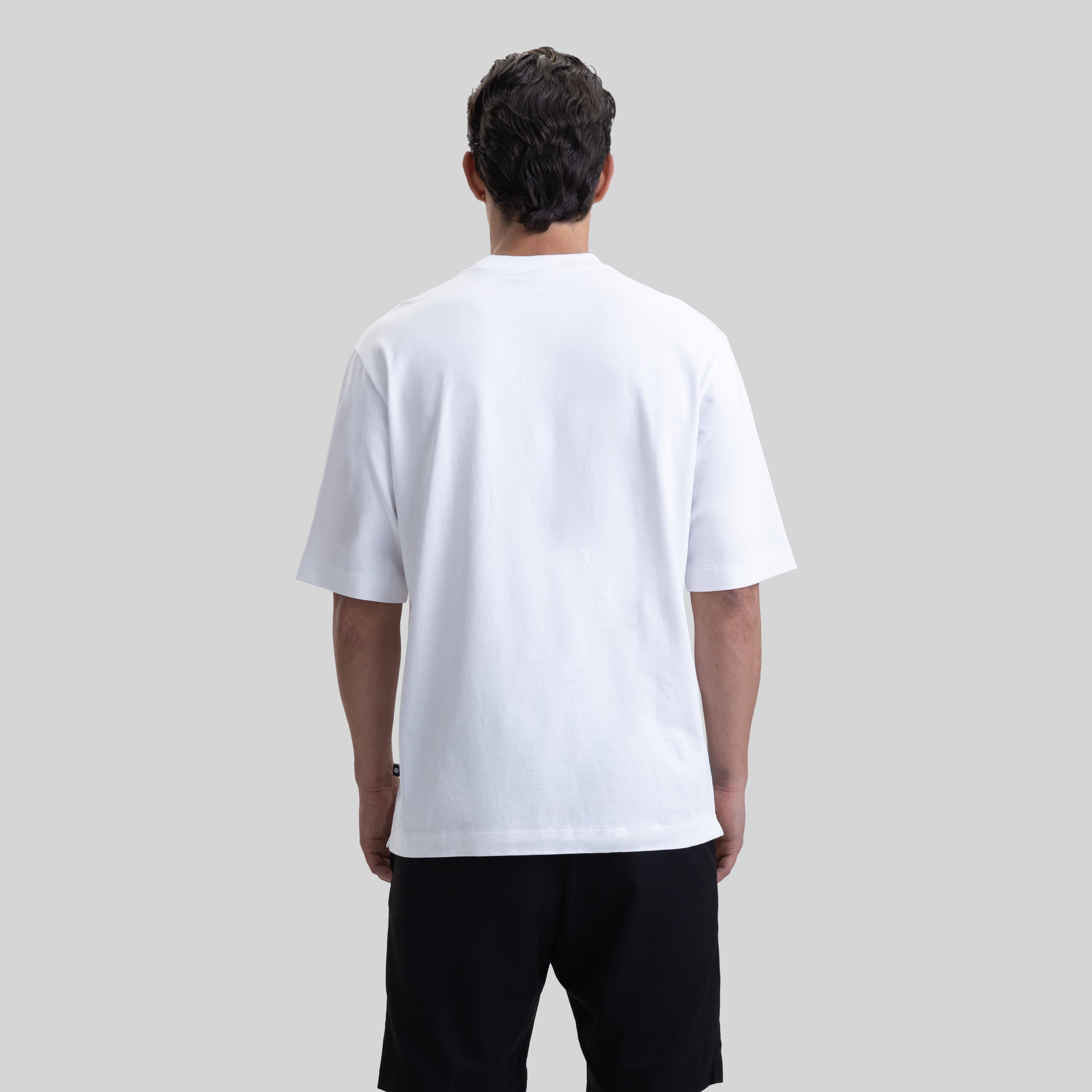 LISTER T-SHIRT OVERSIZE WHITE | Monastery Couture