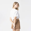MED CROP TOP WOMEN WHITE
