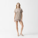 MERLE T-SHIRT WOMEN TAUPE GRAY