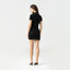 MIKA POLO DRESS WOMEN BLACK