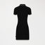 MIKA POLO DRESS WOMEN BLACK