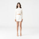 RUMI LONG SLEEVE WOMEN WHITE ASPARAGUS